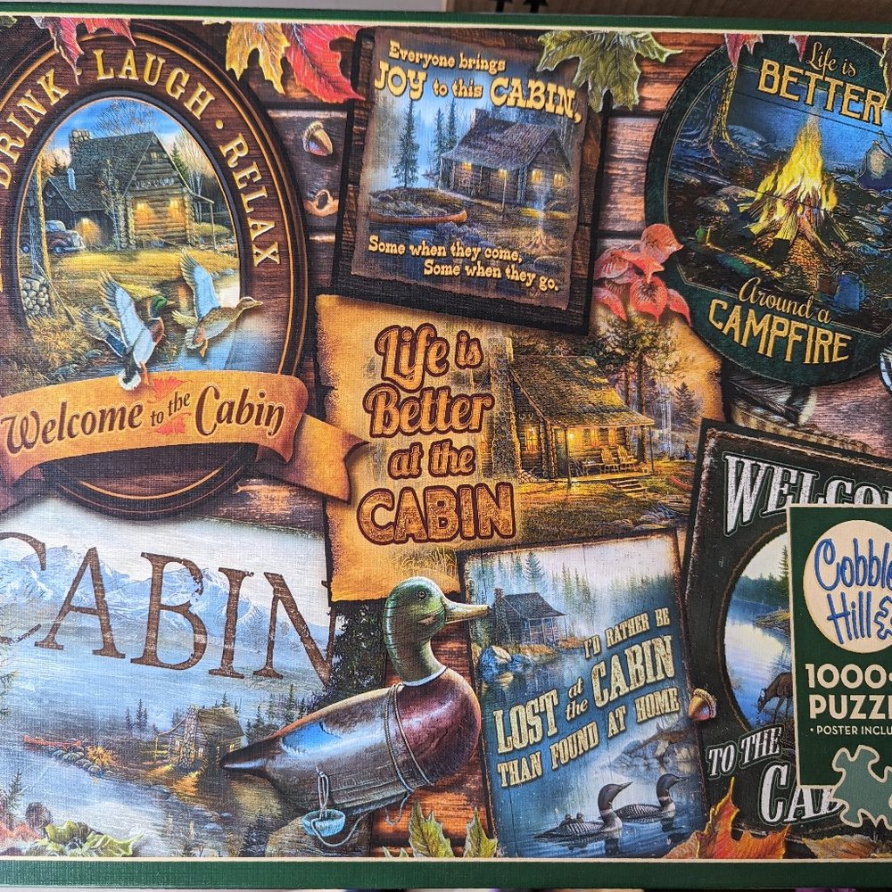 Cobble Hill 1000 piece puzzle: Fish signs